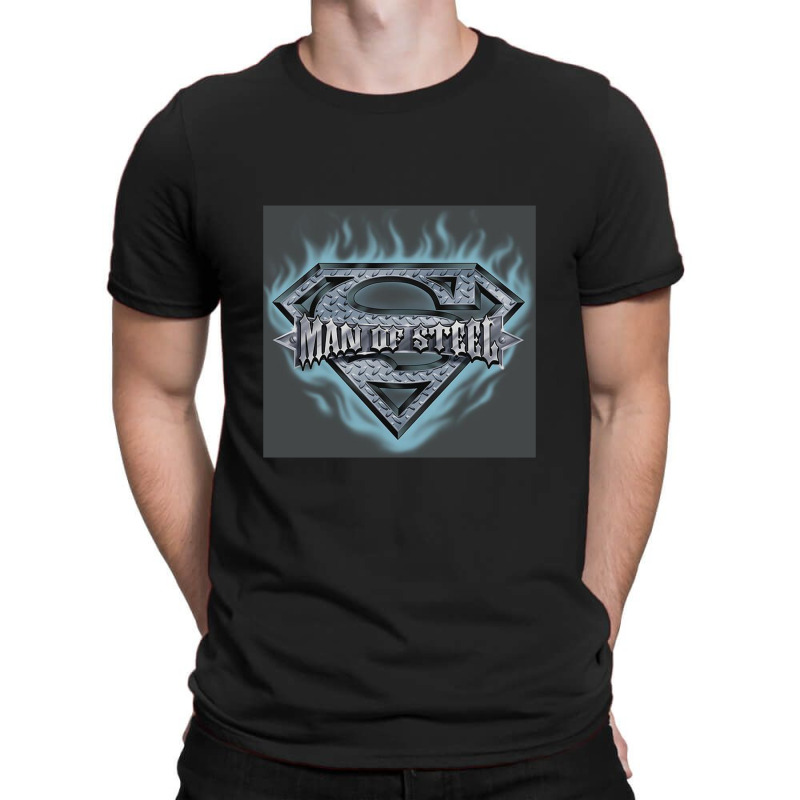 Man Of Steel Shield T-shirt | Artistshot