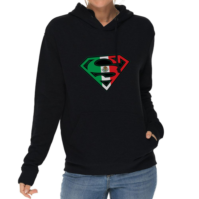 Mexican Flag Shield Lightweight Hoodie | Artistshot