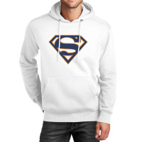 Navy And Orange Shield Unisex Hoodie | Artistshot