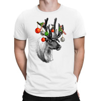 Reindeer With T-shirt | Artistshot