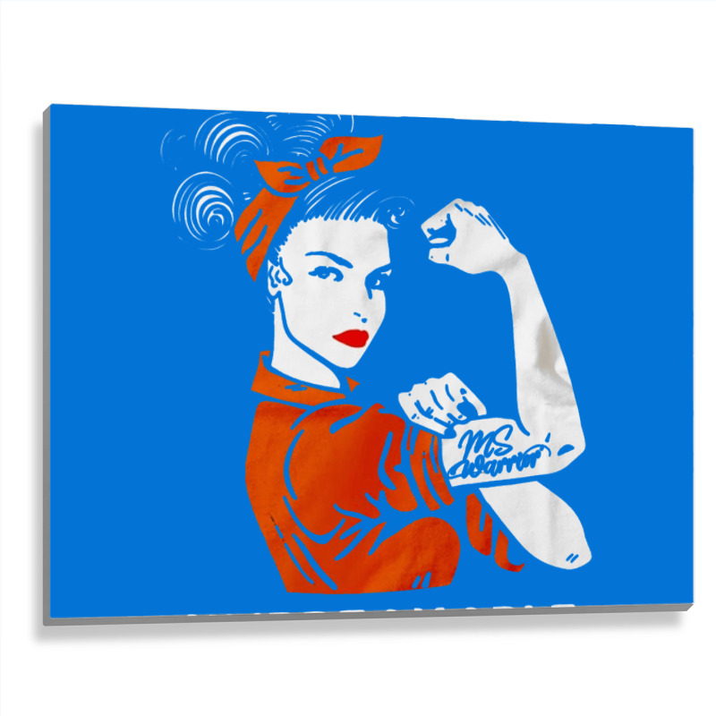 Ms Warrior Unbreakable, Ms, Warrior Unbreakable, Ms Warrior Unbreakabl Metal Print Horizontal | Artistshot