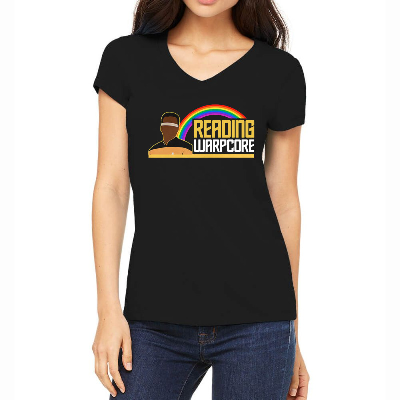 Reading Warpcore Women's V-Neck T-Shirt by CNNTshirt | Artistshot