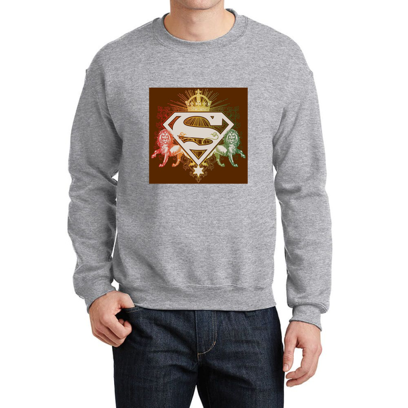 , Ornate Lion Shield Crewneck Sweatshirt | Artistshot