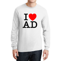 I Heart Ad Long Sleeve Shirts | Artistshot