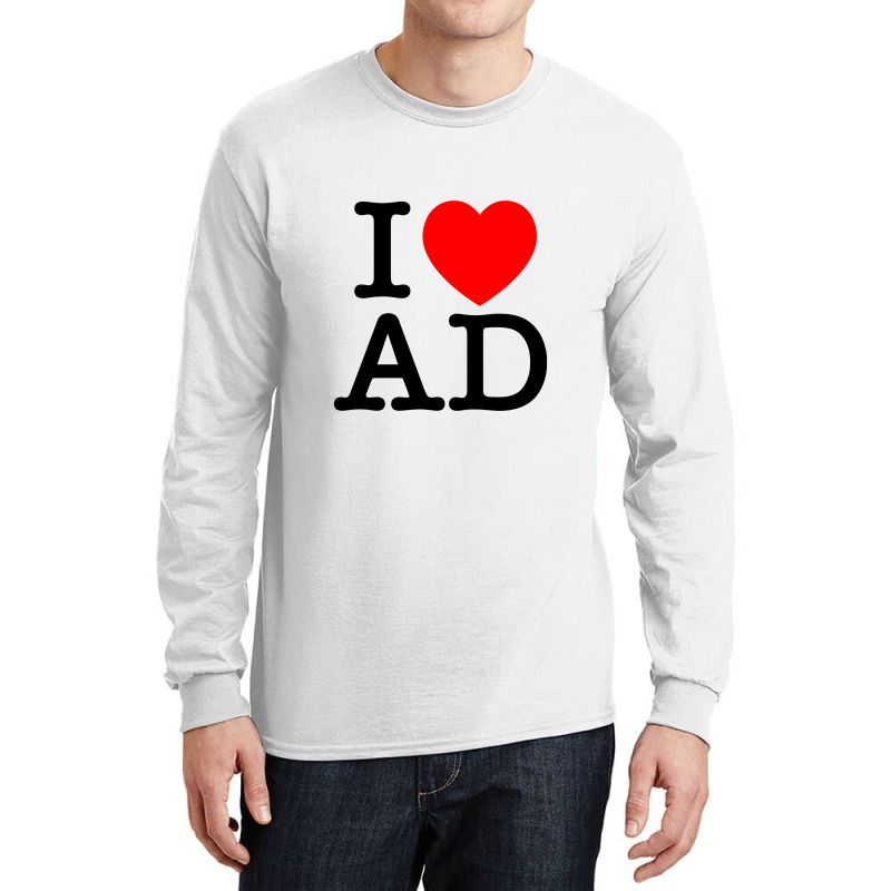 I Heart Ad Long Sleeve Shirts | Artistshot