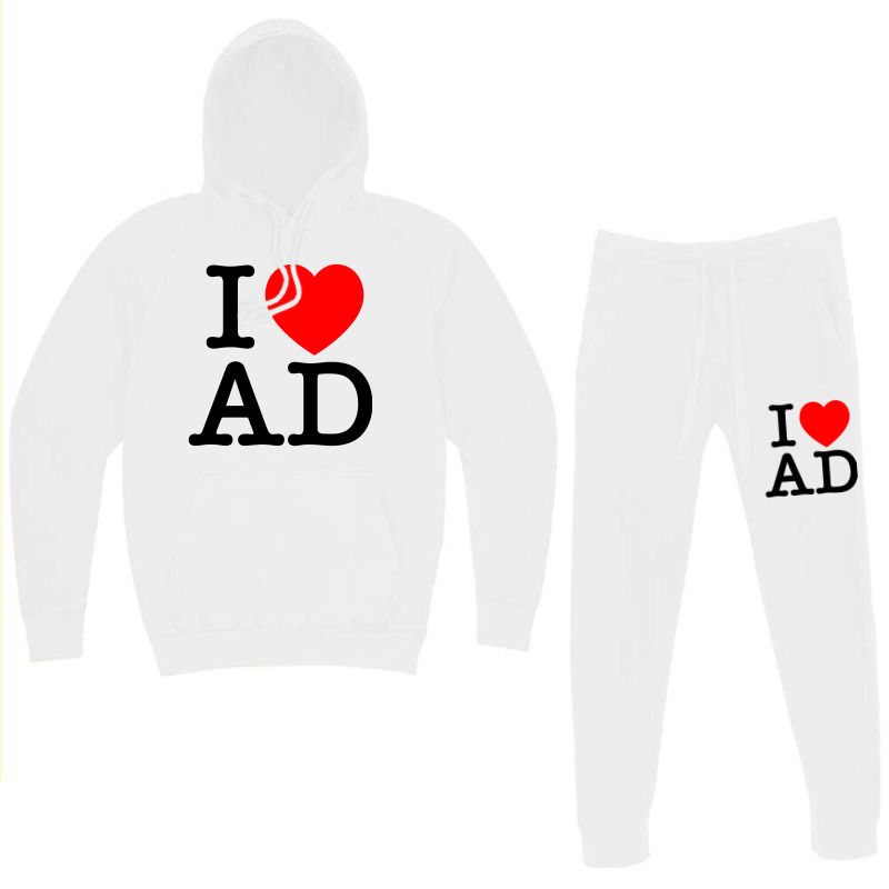 I Heart Ad Hoodie & Jogger Set | Artistshot