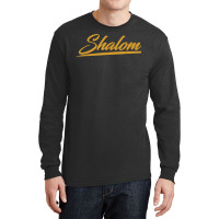 Gold Shalom T Shirt Hebrew Israelites Messianic Yahshua Long Sleeve Shirts | Artistshot