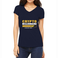 Crypto Millionaire Loading Women's V-neck T-shirt | Artistshot