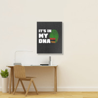 It's In My Dna Zambia Flag Fingerprint Men Women Portrait Canvas Print | Artistshot