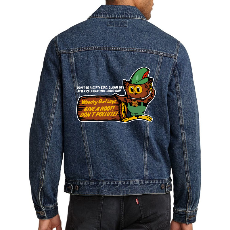 Woodsy Owl South Park Men Denim Jacket | Artistshot