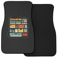 Synthesizer And Drum Machine For Electronic Musician Front Car Mat | Artistshot