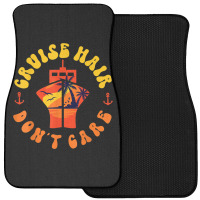 Cruise Ship Vacation Girl Cruise Hair Don't Care Front Car Mat | Artistshot