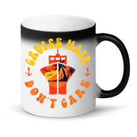 Cruise Ship Vacation Girl Cruise Hair Don't Care Magic Mug | Artistshot