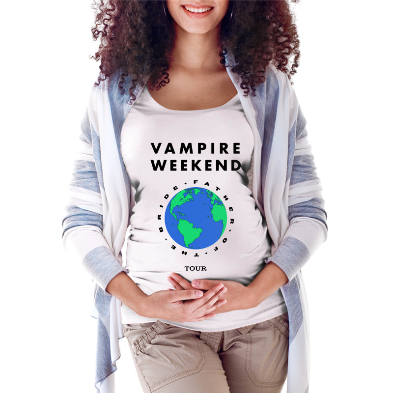 Father Of The Bride Vampire Weekend Maternity Scoop Neck T-shirt by Teepublics | Artistshot