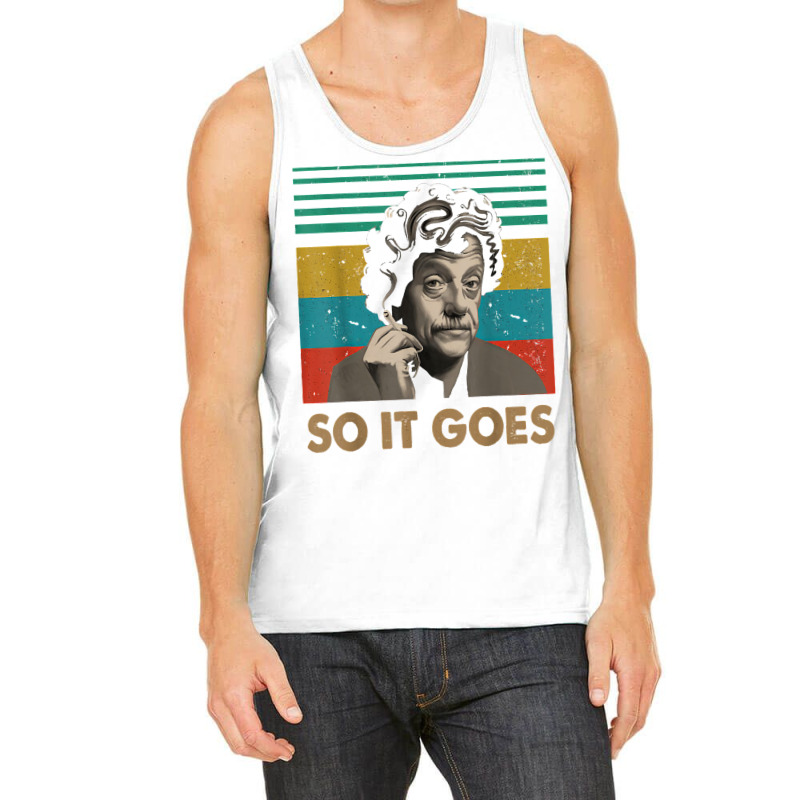 So It Goes Retro Vintage Reading Book Novel T Shirt Tank Top by cm-arts | Artistshot