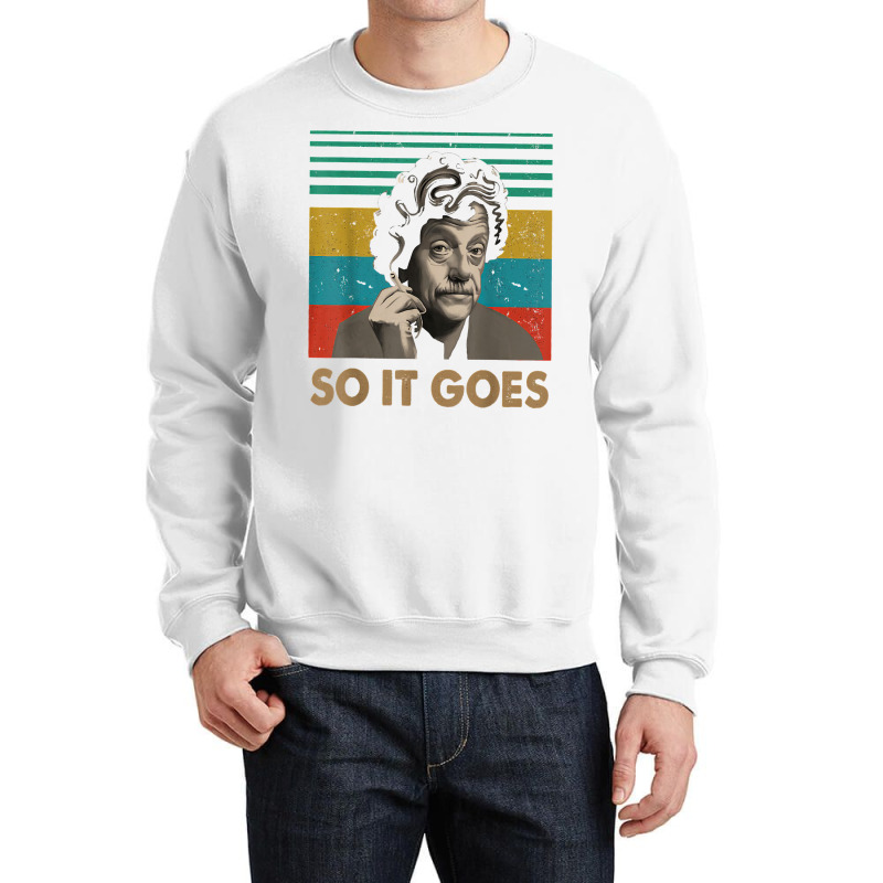 So It Goes Retro Vintage Reading Book Novel T Shirt Crewneck Sweatshirt by cm-arts | Artistshot