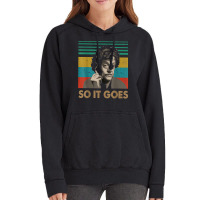 So It Goes Retro Vintage Reading Book Novel T Shirt Vintage Hoodie | Artistshot