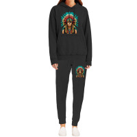 Native American Woman Indian Warrior Hoodie & Jogger Set | Artistshot