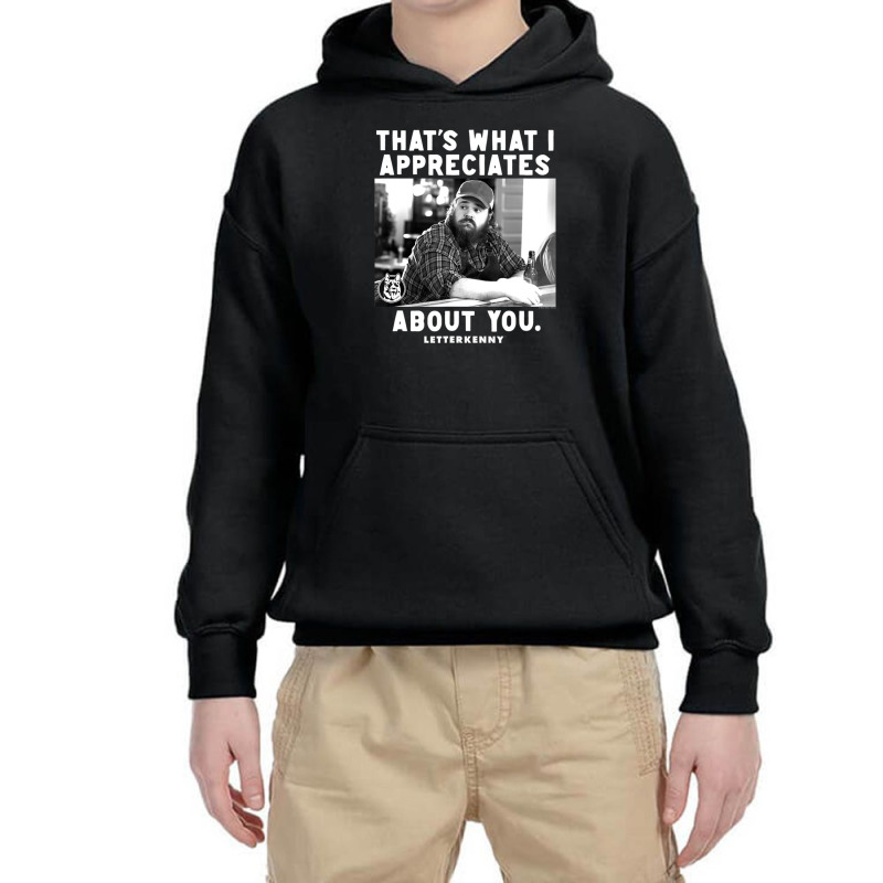 Letterkenny Squirrelly Day Appreciates Youth Hoodie by Kosdapen517 | Artistshot