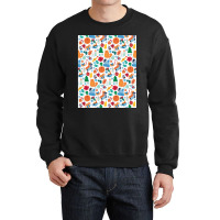 Cozy-winter-cartoon-seamless-pattern---winter-christmas- Crewneck Sweatshirt | Artistshot