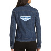 Petrolina Ladies Denim Jacket | Artistshot