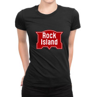 Rock-island-gasoline Ladies Fitted T-shirt | Artistshot