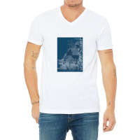 Super City V-neck Tee | Artistshot