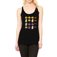 Math Equation Pumpkin Ghost Witch Bat Halloween Teacher Racerback Tank | Artistshot