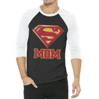 Super Mom 3/4 Sleeve Shirt | Artistshot