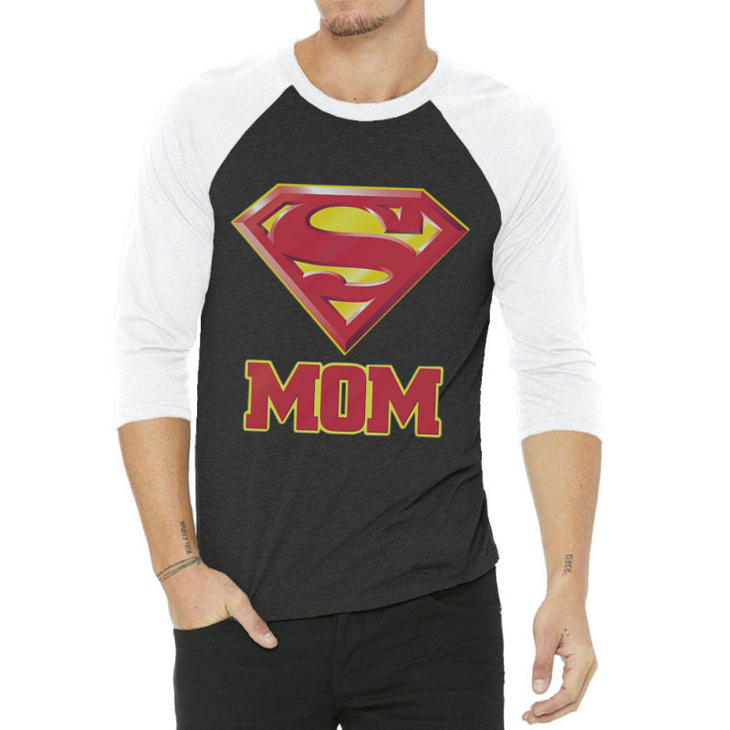 Super Mom 3/4 Sleeve Shirt | Artistshot