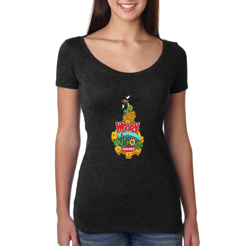 Woody Woodpecker Women's Triblend Scoop T-shirt by cm-arts | Artistshot