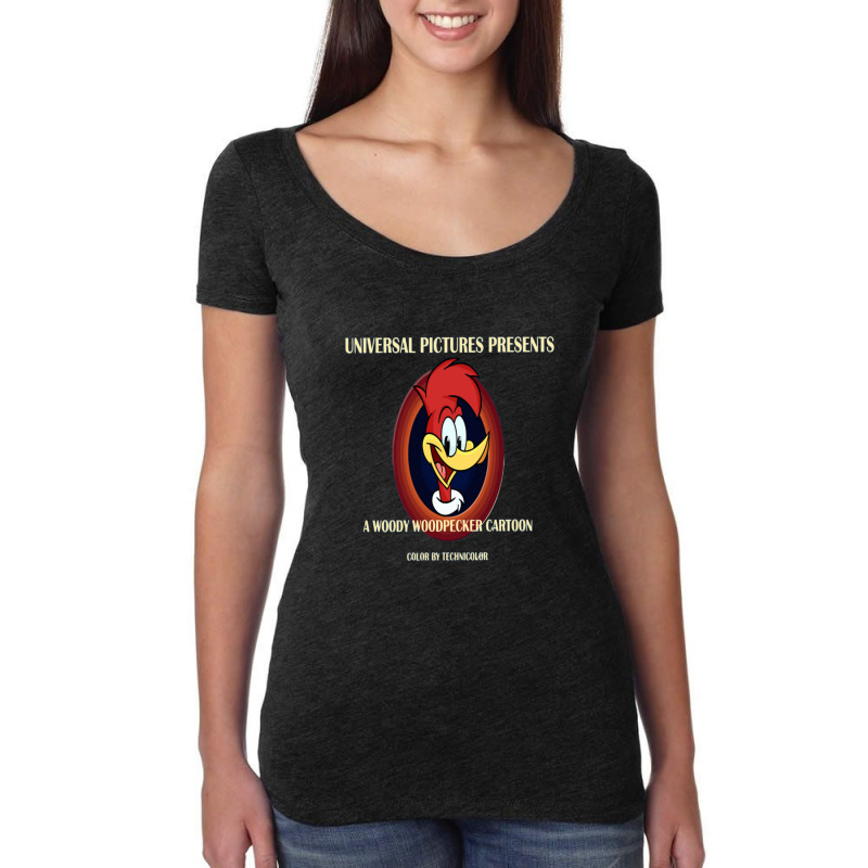 Woody Woodpecker Women's Triblend Scoop T-shirt by cm-arts | Artistshot