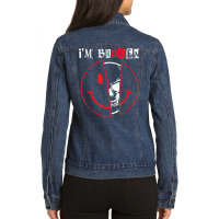 I'm Broken Shirt Invisible Illness I'm Ok Broken T Shirt Ladies Denim Jacket | Artistshot