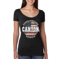 Canton Georgia Women's Triblend Scoop T-shirt | Artistshot