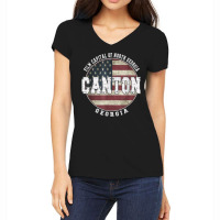 Canton Georgia Women's V-neck T-shirt | Artistshot