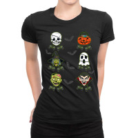 Halloween Skeleton Gaming Witch Vampire Zombie Boys Kids T Shirt Ladies Fitted T-shirt | Artistshot