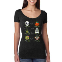 Halloween Skeleton Gaming Witch Vampire Zombie Boys Kids T Shirt Women's Triblend Scoop T-shirt | Artistshot