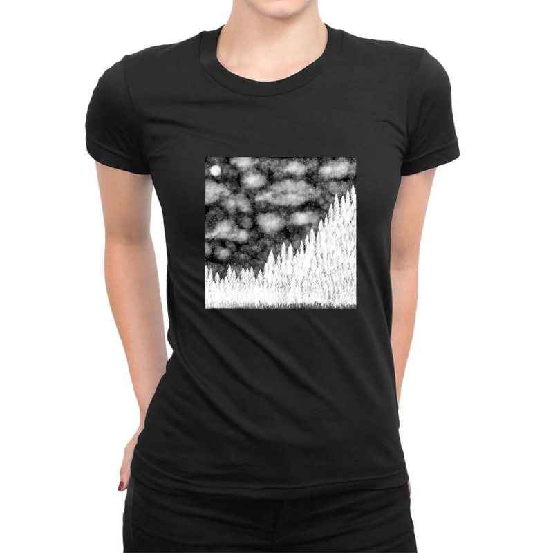 The Eternal Forest Ladies Fitted T-Shirt by AurelioGarciaBeltran | Artistshot