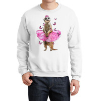 Meerkat With Tutu Crewneck Sweatshirt | Artistshot
