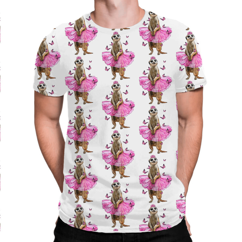 Meerkat With Tutu All Over Men's T-shirt | Artistshot