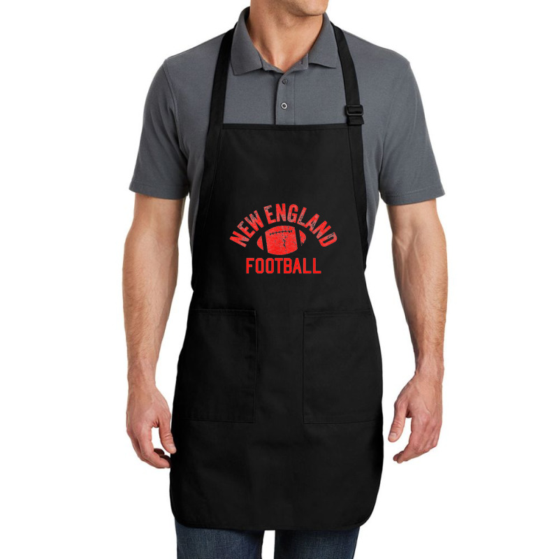 New England Football Vintage Cool Ne Super Football Fan Wear Full-length Apron | Artistshot