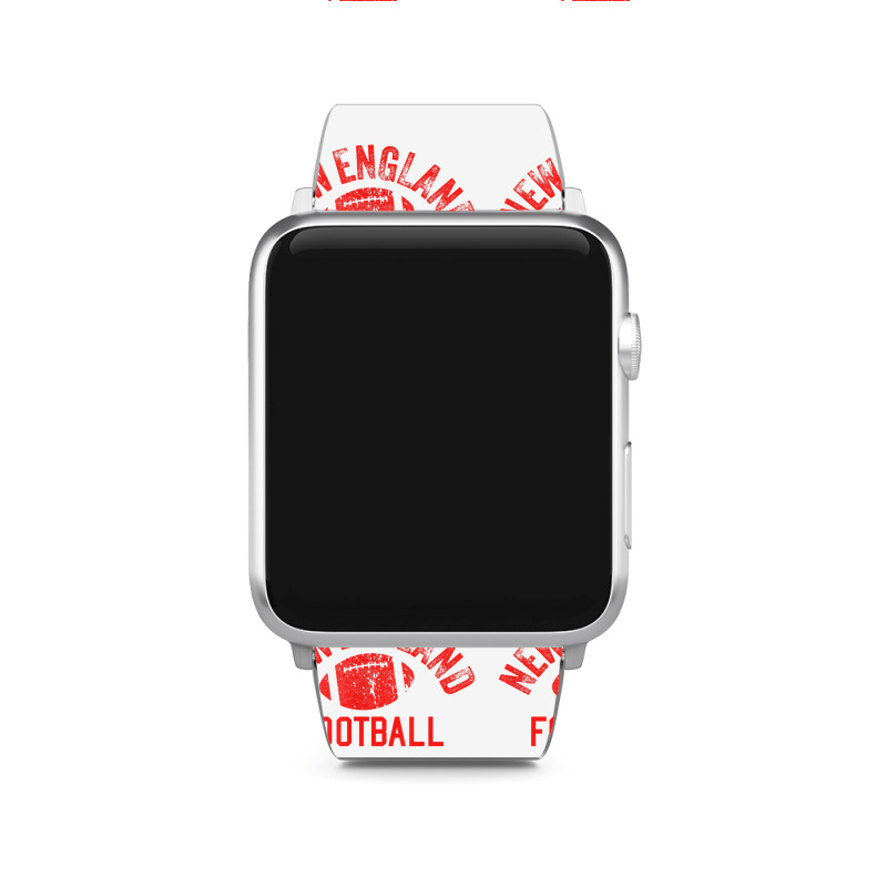 New England Football Vintage Cool Ne Super Football Fan Wear Apple Watch Band | Artistshot