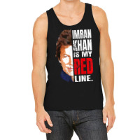 Imran Khan Is My Red Line Pakistan Prime Minister Men Women Tank Top | Artistshot