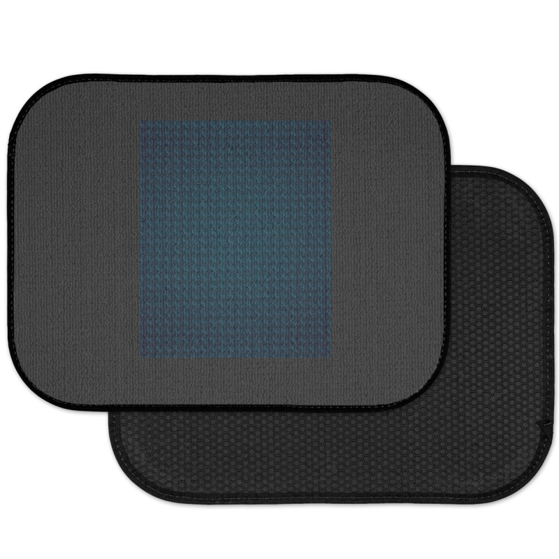 Blue Carbon Fiber - Fancy Blue Carbon Fiber Rear Car Mat | Artistshot