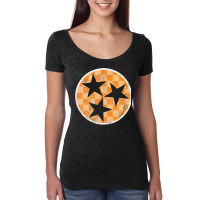 Tennessee Flag Weekend Fan Of The Vols Football Orange White T Shirt Women's Triblend Scoop T-shirt | Artistshot