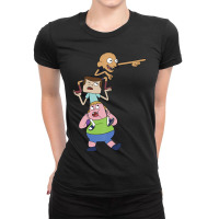 Cn Clarence Best Friends Stack Ladies Fitted T-shirt | Artistshot