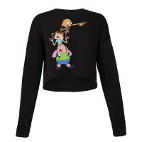 Cn Clarence Best Friends Stack Cropped Sweater | Artistshot