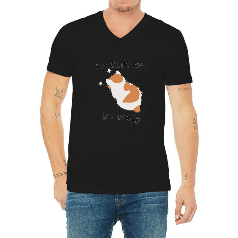 No Talk Me V-neck Tee | Artistshot