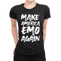 Make America Emo Again Ladies Fitted T-shirt | Artistshot