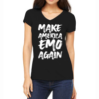 Make America Emo Again Women's V-neck T-shirt | Artistshot